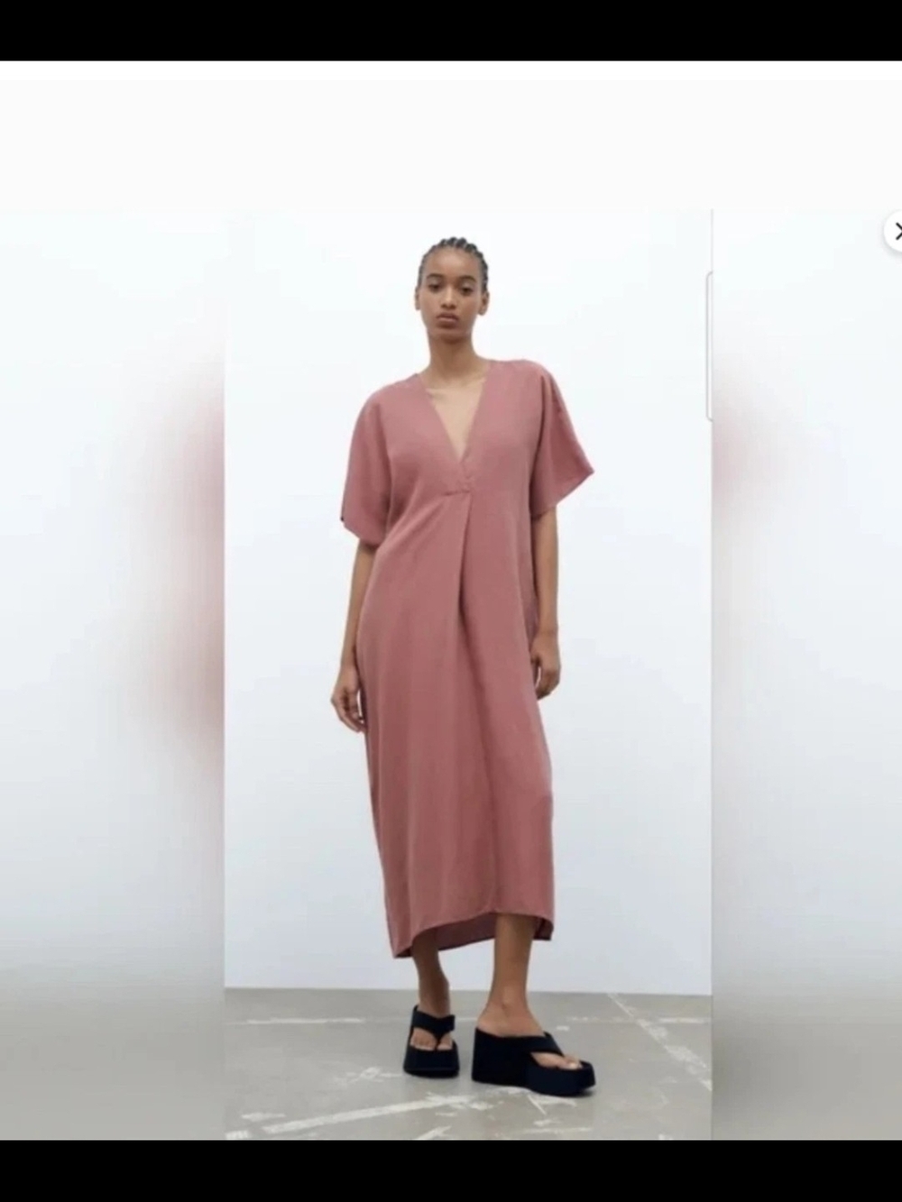 Zara Tunic in Dusty Rose. NWT. Size XL